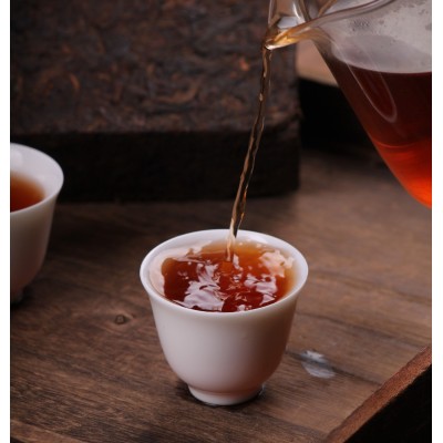 云南普洱茶熟茶砖500g古树纯料发酵醇厚浓郁临沧源头厂家普洱批发图4