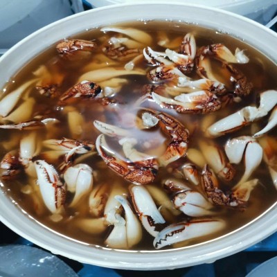 醉蟹钳捞汁小海鲜熟食即食罐装醉蟹香辣蟹腿蟹脚生腌螃蟹500g舟山图4
