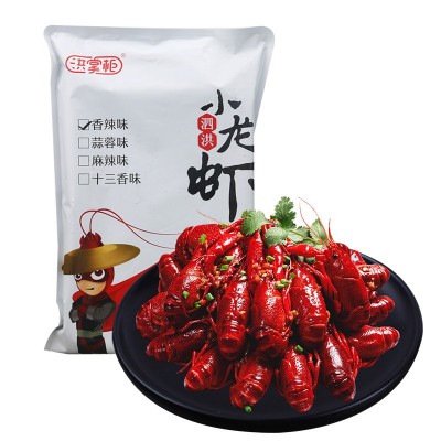 洪掌柜 泗洪小龙虾46钱750g净虾500g熟食加热即食 源头工厂直发图1