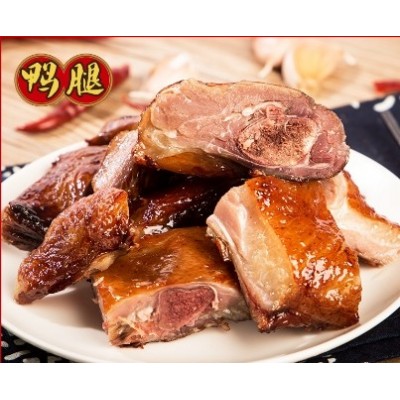 湖南腊鸭腿 烟熏鸭腿 咸鸭腿 腊鸭腿 手工两只装厂家直供餐饮批发图4