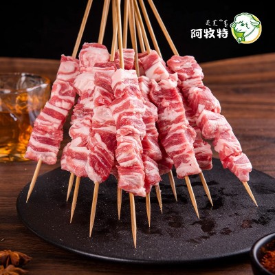 阿牧特 羊肉 羊排肉卷 内蒙小肥羊烧烤火锅食材 厂家货源羔羊肉图4