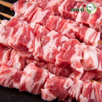 阿牧特 羊肉 羊排肉卷 内蒙小肥羊烧烤火锅食材 厂家货源羔羊肉图2