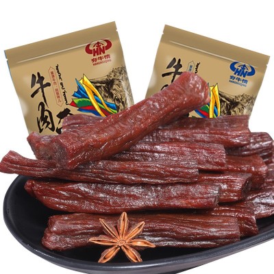 夯牛情内蒙古手撕风干牛肉干散装肉脯辣零食包装特产牛肉真空熟食图4
