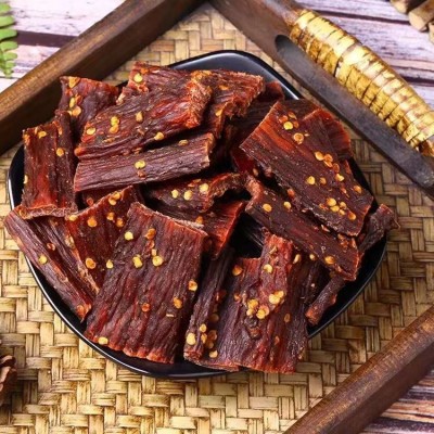风干手撕肉干内蒙超干鸡胸肉干香辣健身代餐办公室休闲零食特产袋图3