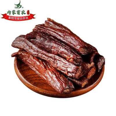 内蒙首农 正宗内蒙牛肉干手撕风干牛肉250g炭烤牛肉干厂价零食图5
