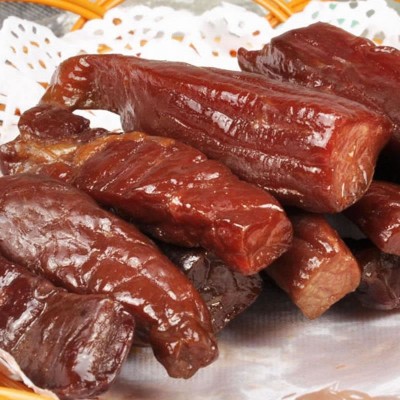 内蒙特产牛肉干可预订 可代加工 原味孜然香辣图1
