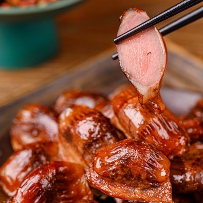 【一件代发】卤味香辣鸭肫独立小包装酱香鸭肫熟食鸭胗零食250克图2
