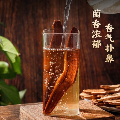 灵芝片瓶装干货手工切片泡水煲汤批发灵芝孢子粉原料抖音一件代发图3