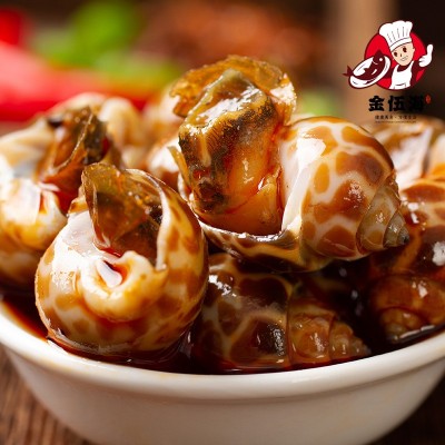 麻辣花螺 海鲜熟食 海螺丝香辣花螺王网红即食麻辣捞汁小海鲜500g图2