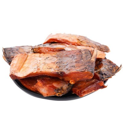 湖南特产烟熏腊鱼草鱼块农家风味柴火风干鱼水产咸鱼干货50 0g包邮图1