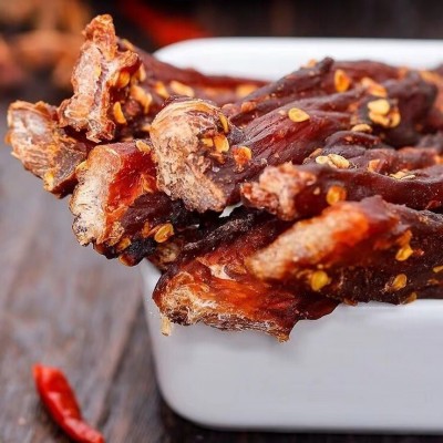 风干鸡肉干罐装100克手撕鸡胸肉条非风干牛肉代餐健身零食小吃