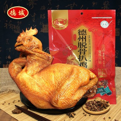 【厂家批发】德州五香扒鸡零食山东特产烧鸡熟食整鸡450克-800克图1