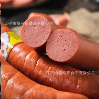 柏慧燕都食品东北特产六号肠散装风味小吃750g老式鸡肉肠厂家批发图3