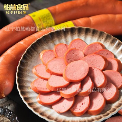 柏慧燕都食品东北特产六号肠散装风味小吃750g老式鸡肉肠厂家批发图2