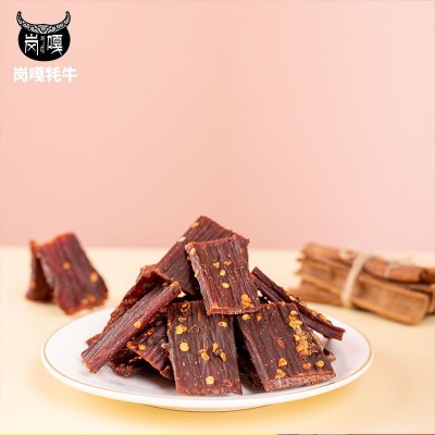 批发西藏特产小吃风干猪肉一斤装长条 五香味肉类零食厂家新品图4