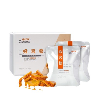 焦咔滋蜂窝椪糖咖啡店同款卡美罗咖啡专用调糖包伴侣蜂巢 蜂窝糖图2