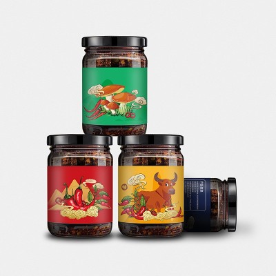 辣酱工厂剁椒牛肉酱香辣香菇调牛肉酱拌饭拌面酱料研发厂家图1
