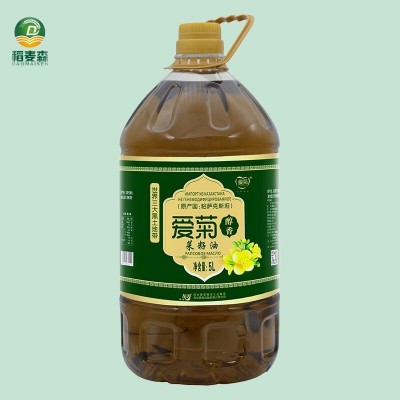 爱菊醇香菜籽油5L 陕西食用油批发 哈萨克斯坦进口原料 压榨二级图1