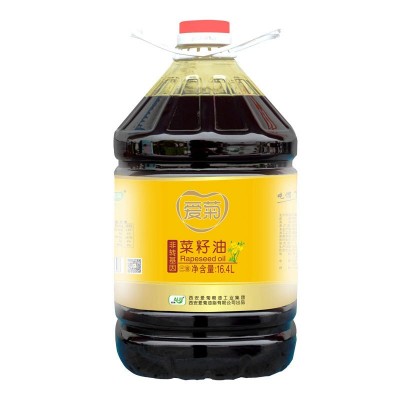 爱菊纯菜籽油16.4L*2桶 食用油大桶 油泼辣椒 凉皮调味油60斤图4
