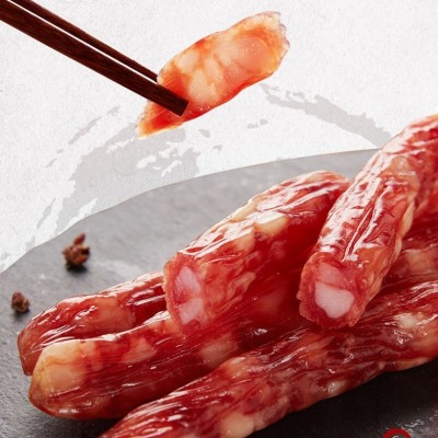 皇上皇有绳散装广式腊肠香肠1斤500g广东广州特产批发图2