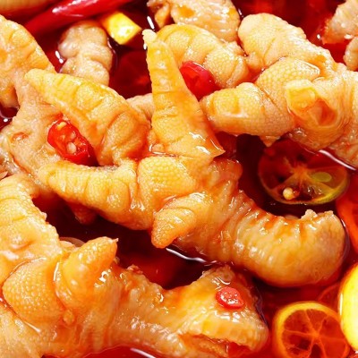 小胡鸭柠檬去骨凤爪酸辣无骨鸡爪小零食去骨脱骨泡椒凤爪柠 檬鸡爪图3