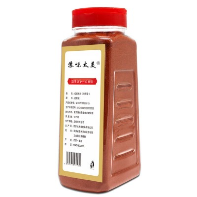 红甜椒粉500g甜红椒粉泡菜上色 辣椒粉西餐烘培调料生产厂家图4