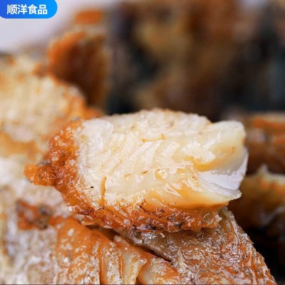 顺洋食品香酥黄花鱼休闲小零食 香辣五香味海味小吃香酥黄花鱼图3