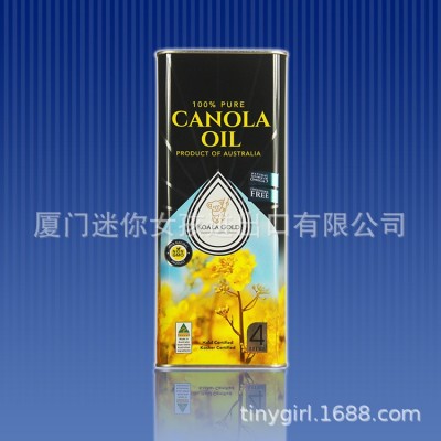 KOALA GOLD澳大利亚原瓶原装金考拉芥花油高油酸食用油4L金装
