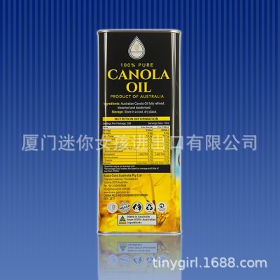KOALA GOLD澳大利亚原瓶原装金考拉芥花油高油酸食用油4L金装图2