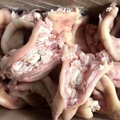 冻货猪肉冷冻品批发猪蹄前蹄后蹄猪手短切后切手铮长脚去骨蹄20斤图3