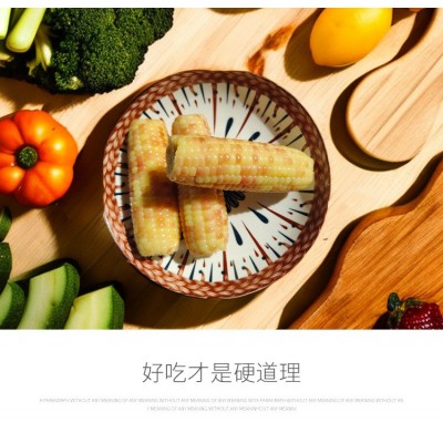 云南西双版纳特产老品种拇指小玉米，花糯小玉米，拇指紫糯小玉米