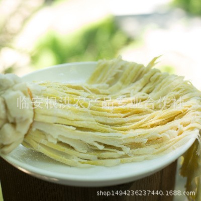 天目山野生特产品批发天目笋干丝 竹笋盐笋干丝 咸笋干丝图2