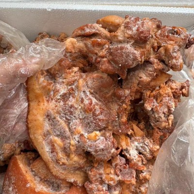 厂家一手货源全熟眼圈肉猪头肉带核桃肉50斤/件不带拱嘴加热即可图4