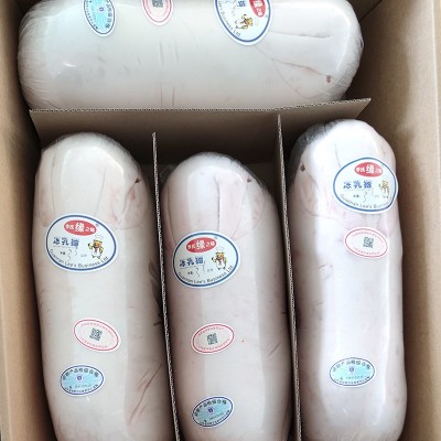 鲜冻烤乳猪半成品新鲜生鲜白条整只广式脆皮烤乳猪小耳朵巴马香图3