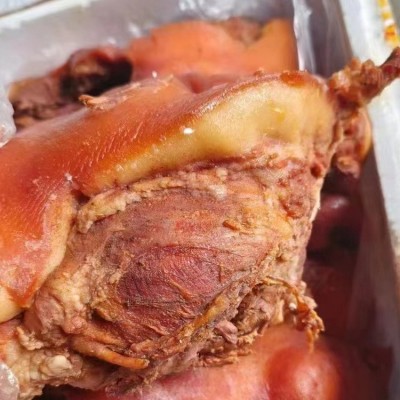 猪头肉熟食 商用卤味全熟猪头肉 卤菜店五香卤猪头下酒菜地摊货源图3