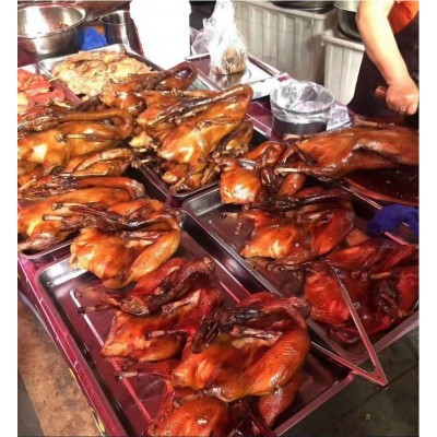 卤菜店货源冷淡杯卤板鸭芝麻鸭烤鸭货源八成熟冻品需二次加工批发图5
