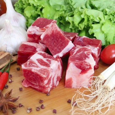 碱滩羊 正宗内蒙古生鲜散养原切羔羊羊肉草原羊腿切块1kg