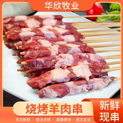 新鲜羊肉串户外家庭烧烤食材半成品烤串空气炸锅烧烤食材商用批发图1