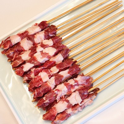 新鲜羊肉串户外家庭烧烤食材半成品烤串空气炸锅烧烤食材商用批发图4