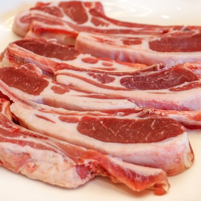 原切法式羊排新鲜冷冻原切战斧羊排烧烤食材半成品羊肉肋排商用图3
