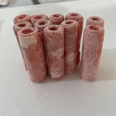 餐饮外卖商用鸭肉卷牛油风味卷替代肥牛卷5斤一袋不散不碎包邮图1