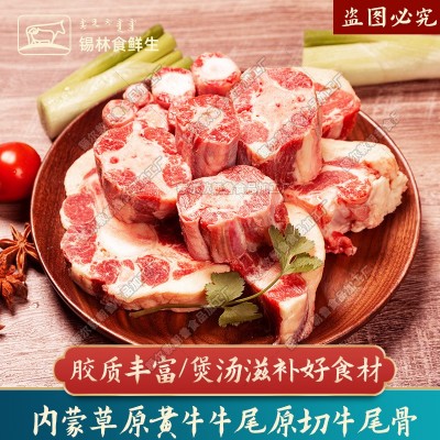 牛尾巴整根原切冷冻牛尾骨内蒙黄牛肉牛尾骨宝宝辅食牛尾骨段图1