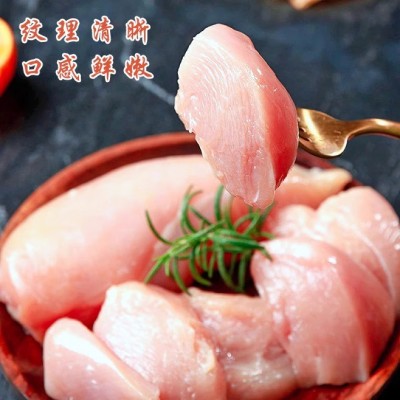 清真内蒙古新鲜生鸡胸肉生鲜冷冻健身低脂儿童辅肉4斤2纯冻鸡大胸图3
