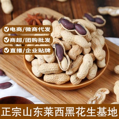 黑玉珍山东莱西五香黑花生米100g休闲零食 批发代发图2