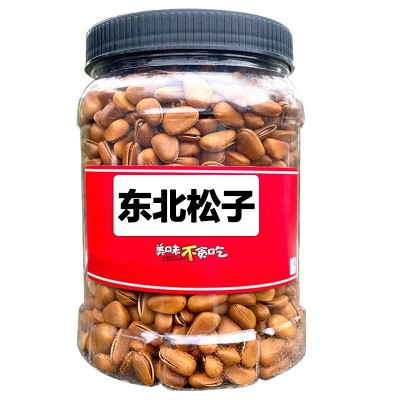 大颗粒东北松子原味手剥开口松子净含量150g250g500g罐装坚果批发图3