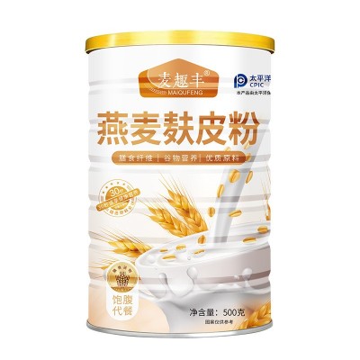 麦趣丰系列燕麦麸皮粉 纯燕麦麸皮 纯燕麦 营养代餐即食麸皮500克图5