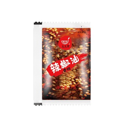 太太笑外卖辣椒油 小包川味油泼辣红油辣椒调料辣椒包商用900包图4