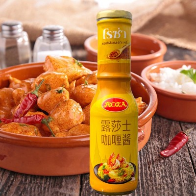 原装进口 泰国露莎士黄咖喱酱即食 咖喱粉泰式咖喱酱料调味酱批发图3