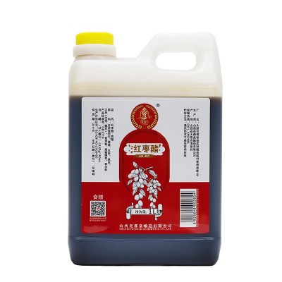 红枣醋1L装红枣食用老陈醋家用酸甜直接喝无防腐无色素厨房家庭装图2