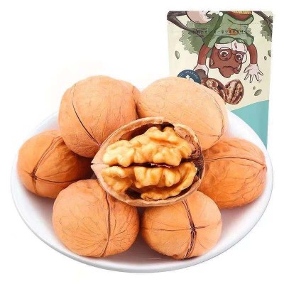 三只松鼠纸皮核桃120g好吃美食零食坚果炒货特产干果薄皮大个原味